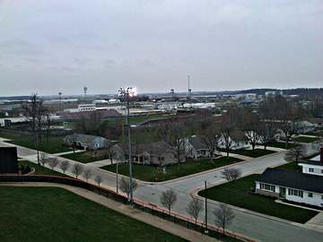 View of Coldwater, Ohio, a Mercer County village served by 8 groundwater wells.