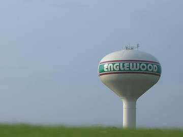 Water tower in Englewood, Ohio