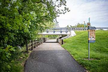 The Great Miami River at Rip Rap Road, Huber Heights, near the Rip Rap Road Well Field