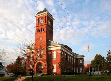 1848 Morrow County courthouse in Mount Gilead, Ohio