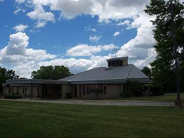 St. Joan of Arc Catholic Church, built 1987, in Streetsboro, Ohio