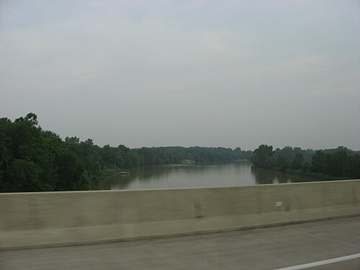 The Sandusky River downstream of Fremont, Ohio