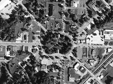 Tallmadge Circle, the historic town center of Tallmadge, Ohio
