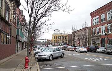 High Street in downtown New Philadelphia, Ohio
