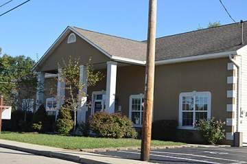The municipal building in South Lebanon, Ohio