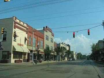 Central downtown Orrville, Ohio