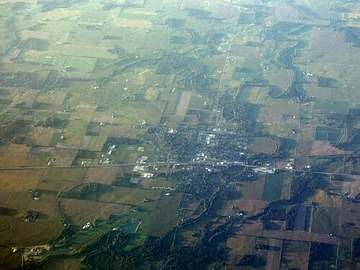 View of Edgerton, a village in Williams County, Ohio