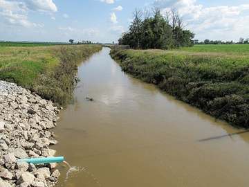 Rocky Ford on Rocky Ford Creek in Wood County, Ohio, North Baltimore's water source