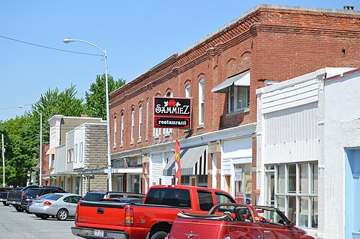 Main Street buildings in Luckey, Ohio, one of the towns served by the Northwestern Water and Sewer District's Toledo service area